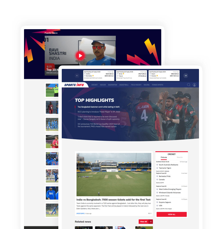 Sports Info Portfolio