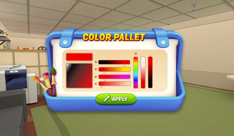 Color Pallet Screen - Artistry